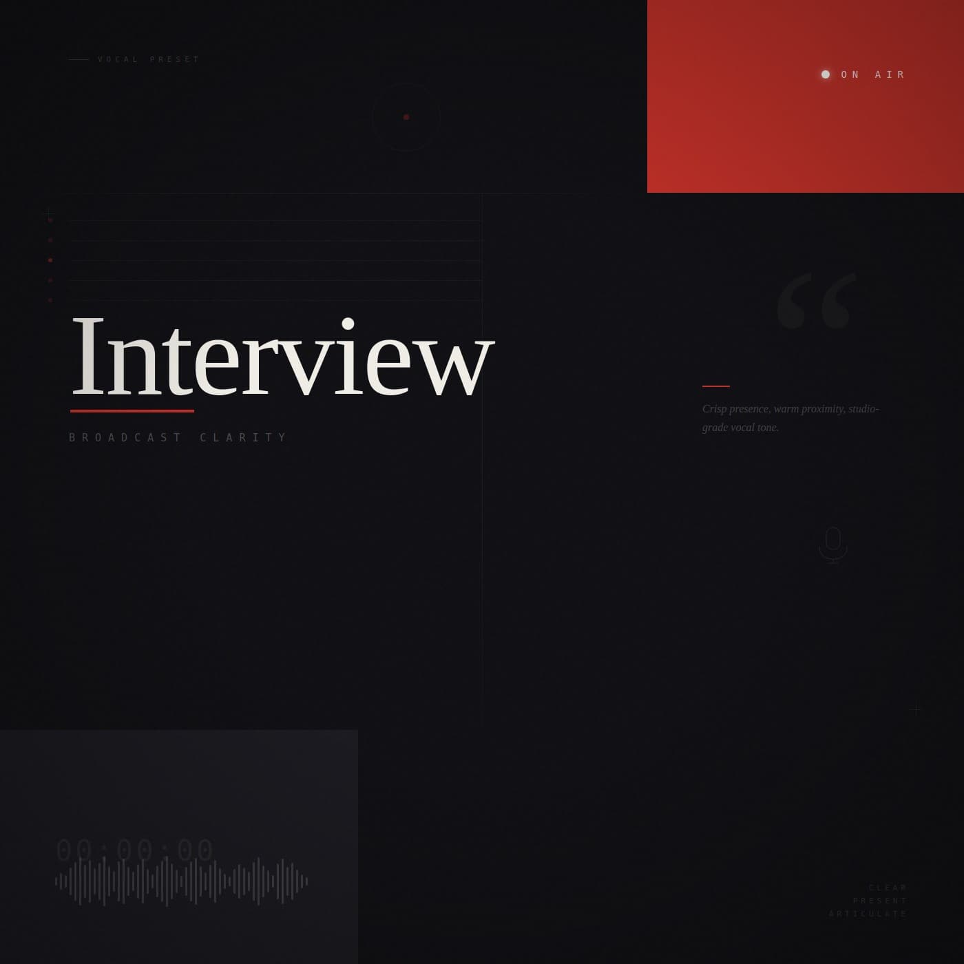 Interview cover art